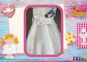 Primary image for the First Communion Dress with $10 Miriam's Gift Card Auction Item