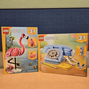 Primary image for the Legos - Two Sets Flamingo & Phone  Auction Item