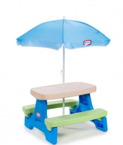 Primary image for the Fisher Price Kids Table with Umbrella Auction Item