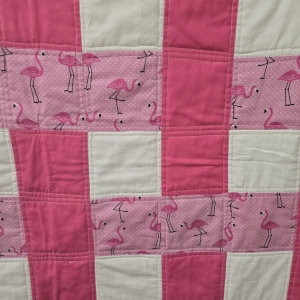 Secondary image for the Flamingo Quilt made by Milynda Ryan Auction Item