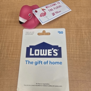 Primary image for the $50.00 Lowes Gift Card Auction Item