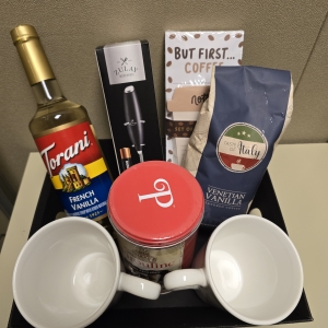 Secondary image for the Coffee Lovers Gift Basket Auction Item