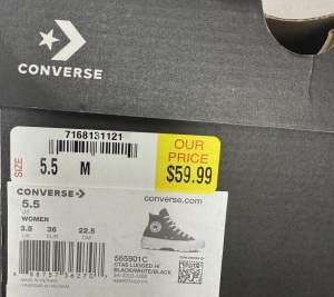 Primary image for the Converse Lugged High Tenis Auction Item