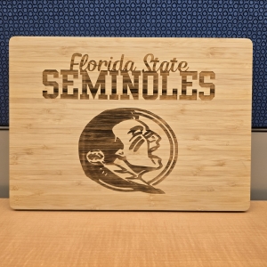 Primary image for the Florida State Seminoles Wooden Cutting Board Auction Item