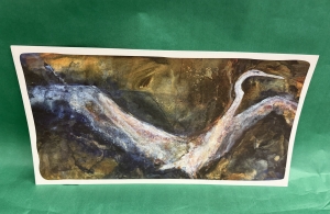 Primary image for the Heron Dance Watercolor Print by Roderick W. Maclver Auction Item