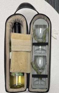 Primary image for the Wine with Glasses Gift Box Auction Item