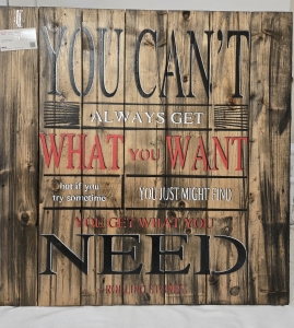 Primary image for the You Can't Always Get What You Want Rolling Stones Sign Auction Item