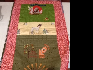 Secondary image for the Item #24 Two-Sided Embroidered Quilt Auction Item