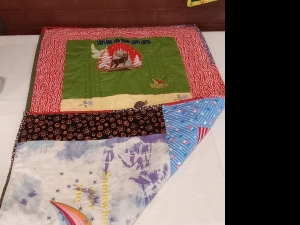 Secondary image for the Item #24 Two-Sided Embroidered Quilt Auction Item