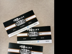 Primary image for the Item #26 Blackwoods Gift Certificates Auction Item