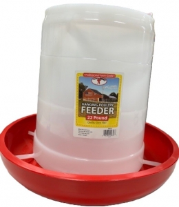 Primary image for the Hanging Poultry Feeder, 22lb, damaged pkg, missing top Auction Item