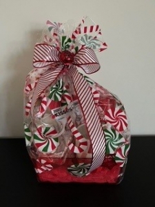 Primary image for the 81- Peppermint Wishes Basket  Auction Item