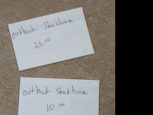 Primary image for the Item #57 Outback Steakhouse Gift Cards Auction Item