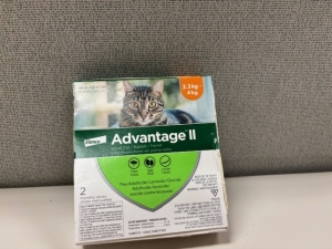 Primary image for the Advantage II for Cats 2.3kg - 4kg, 2 dose - damaged pkg Auction Item