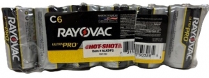 Primary image for the Rayovac C cell Batteries x 6, damaged pkg (good to 2033) Auction Item