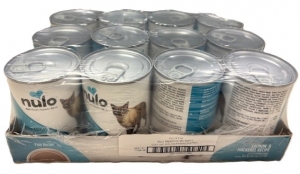 Primary image for the Nulo (CAT) Salmon & Mackerel recipe, 12 x 12.5oz cans - damaged pkg/dented cans Auction Item