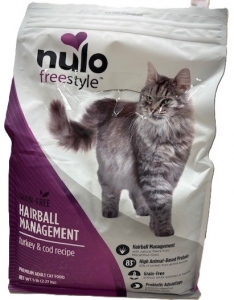 Primary image for the Nulo (CAT) Hairball Management. turkey & cod recipe, 544kg  damage:  seal/puncture/tear Auction Item