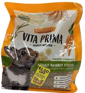 Primary image for the Vita Prima Adult Rabbit Food, 4lb - damaged pkg Auction Item