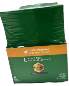 Secondary image for the Yummy Combs for dogs with real chicken, L 6 x 7.8oz - short dated: 2/22/2026 Auction Item