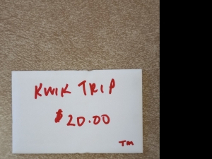 Primary image for the Item #60 $20 Kwik Trip Gift Card Auction Item