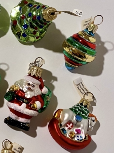 Secondary image for the Crate and Barrel Christmas Ornaments Auction Item