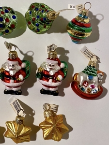 Secondary image for the Crate and Barrel Christmas Ornaments Auction Item