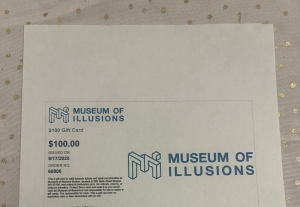 Primary image for the $100 Gift Certificate to Museum of Illusions Auction Item