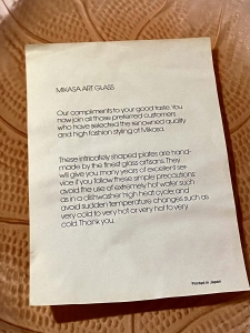 Secondary image for the  Mikasa Frosted Peach Leaf Serving Platter Auction Item