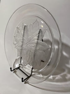 Secondary image for the Tuscany Holiday Collection Pointsettia Platter Auction Item