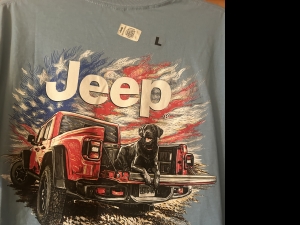 Secondary image for the Jeep S-L T-shirt Auction Item