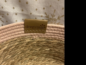 Secondary image for the  Dexypaw Straw Cat Basket Auction Item