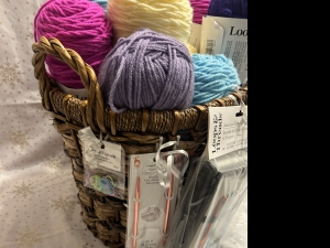 Secondary image for the Knitting/Crochet Basket Auction Item