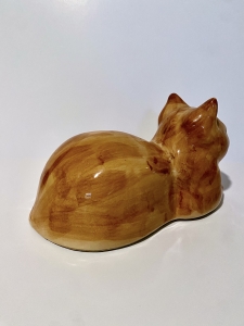 Secondary image for the Vintage Seymour Mann Orange TabbyCat Figurine Auction Item