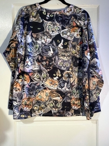 Secondary image for the Look At These Faces! Long Sleeve Cat Shirt Auction Item