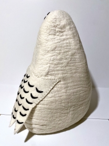 Secondary image for the Karma Cat Snowy Owl Cat Cave Auction Item