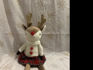 Primary image for the Sitting Reindeer Doll Auction Item
