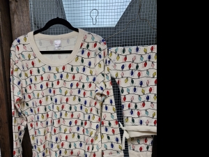 Primary image for the Women's Hannah Anderson pj top and jogger set, size xl Auction Item