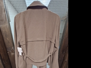 Secondary image for the Women's tan Just Fab tie front blazer,, size L Auction Item