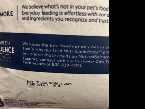 Secondary image for the Natural Balance Reserve 8 lb Limited Ingredient Dry Cat Food Auction Item