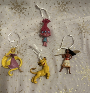 Primary image for the Four Christmas Character Ornaments Auction Item