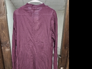 Secondary image for the Women's, Greater Good, long sleeve crinkle top/tonic, size xl Auction Item