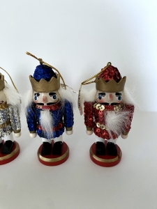 Secondary image for the 4 Christmas Nutcracker Ornaments from Crate and Barrel Auction Item
