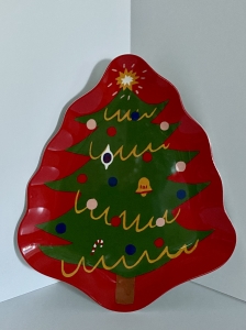 Secondary image for the 3 Christmas Melamine Plates From Target 2024 Auction Item