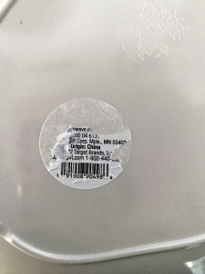 Secondary image for the 3 Christmas Melamine Plates From Target 2024 Auction Item