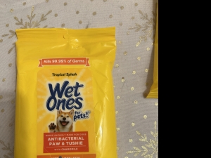 Secondary image for the Wet Ones Paw & Tushie Wipes for my Dog Auction Item