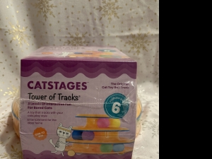 Secondary image for the Cat Stages Tower of Tracks Fun Auction Item