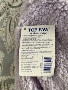 Secondary image for the Top Paw Dog Apparel  size X Large Auction Item