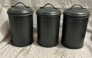 Secondary image for the Set of # Cannisters by Ovatna Home Auction Item