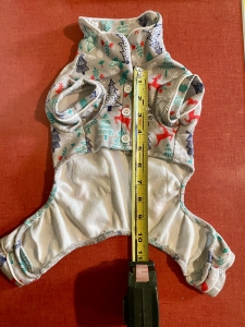 Secondary image for the Pup Crew Christmas Onesies with pockets! Auction Item