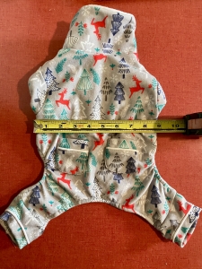 Secondary image for the Pup Crew Christmas Onesies with pockets! Auction Item